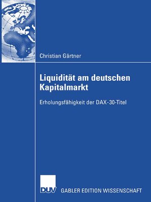 cover image of Liquidität am deutschen Kapitalmarkt